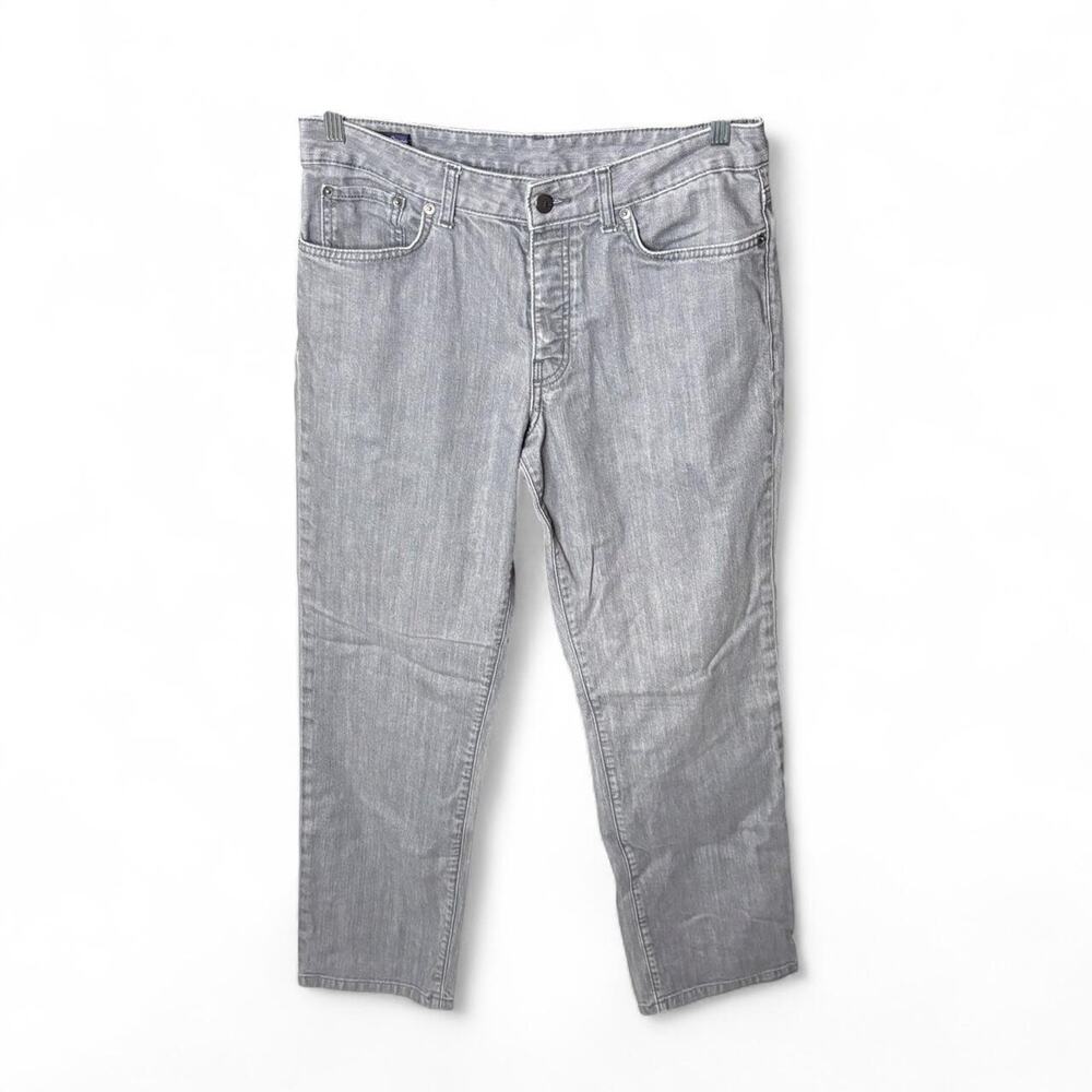 Patagonia Mens Grey Organic Cotton Straight Fit Denim Jeans Size 33